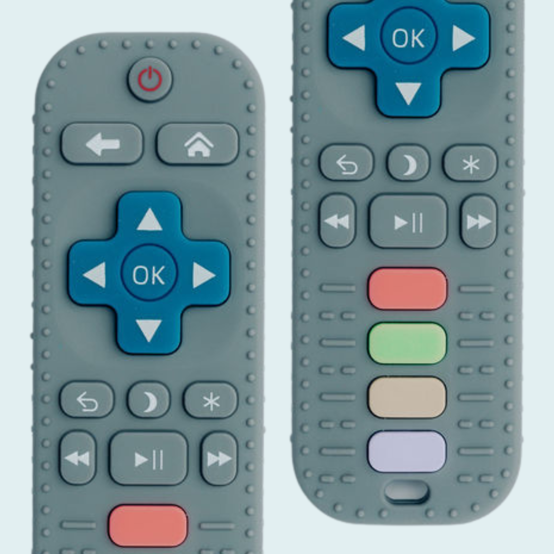 Click n' Chew Teether- Silicone Remote