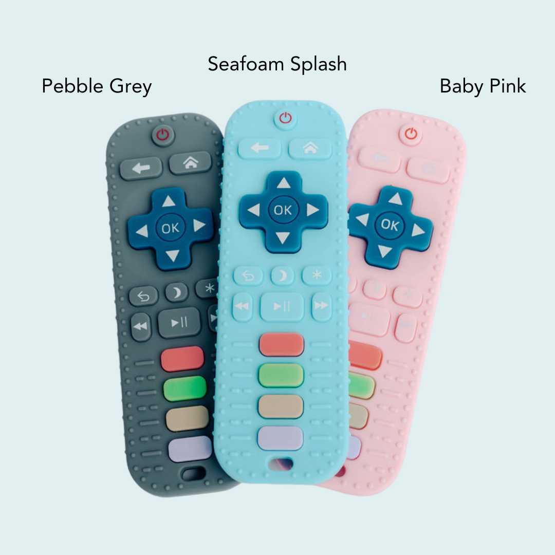 Click n' Chew Teether- Silicone Remote