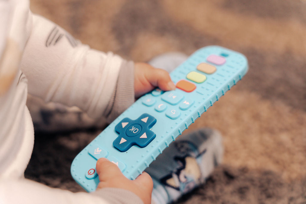 Click n' Chew Teether- Silicone Remote