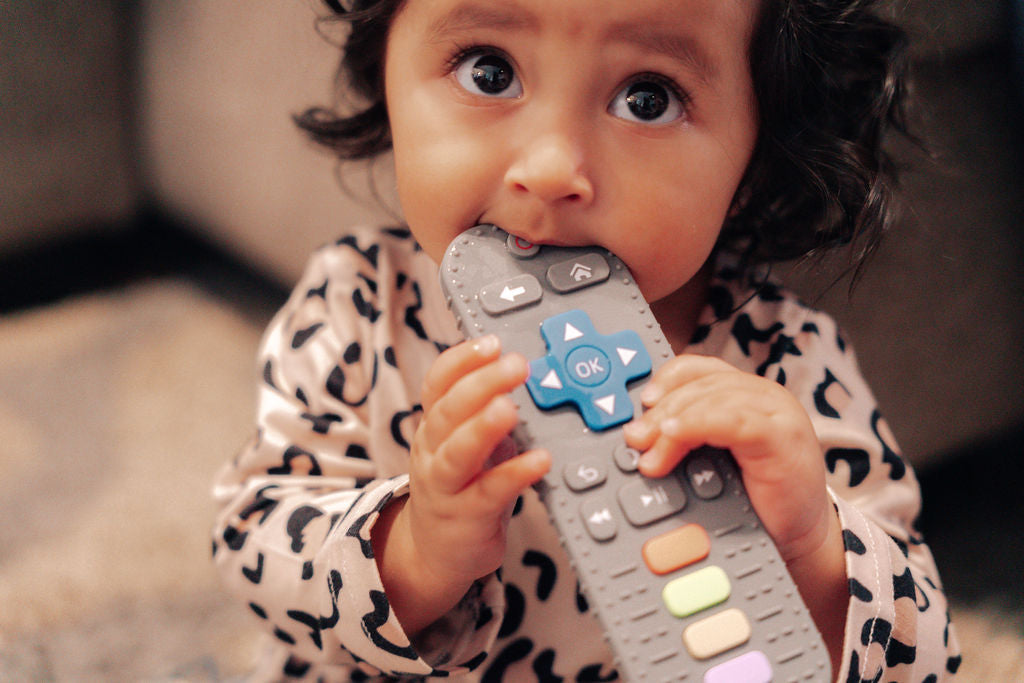 Click n' Chew Teether- Silicone Remote