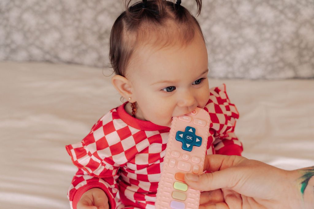 Click n' Chew Teether- Silicone Remote
