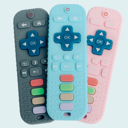 Click n' Chew Teether- Silicone Remote