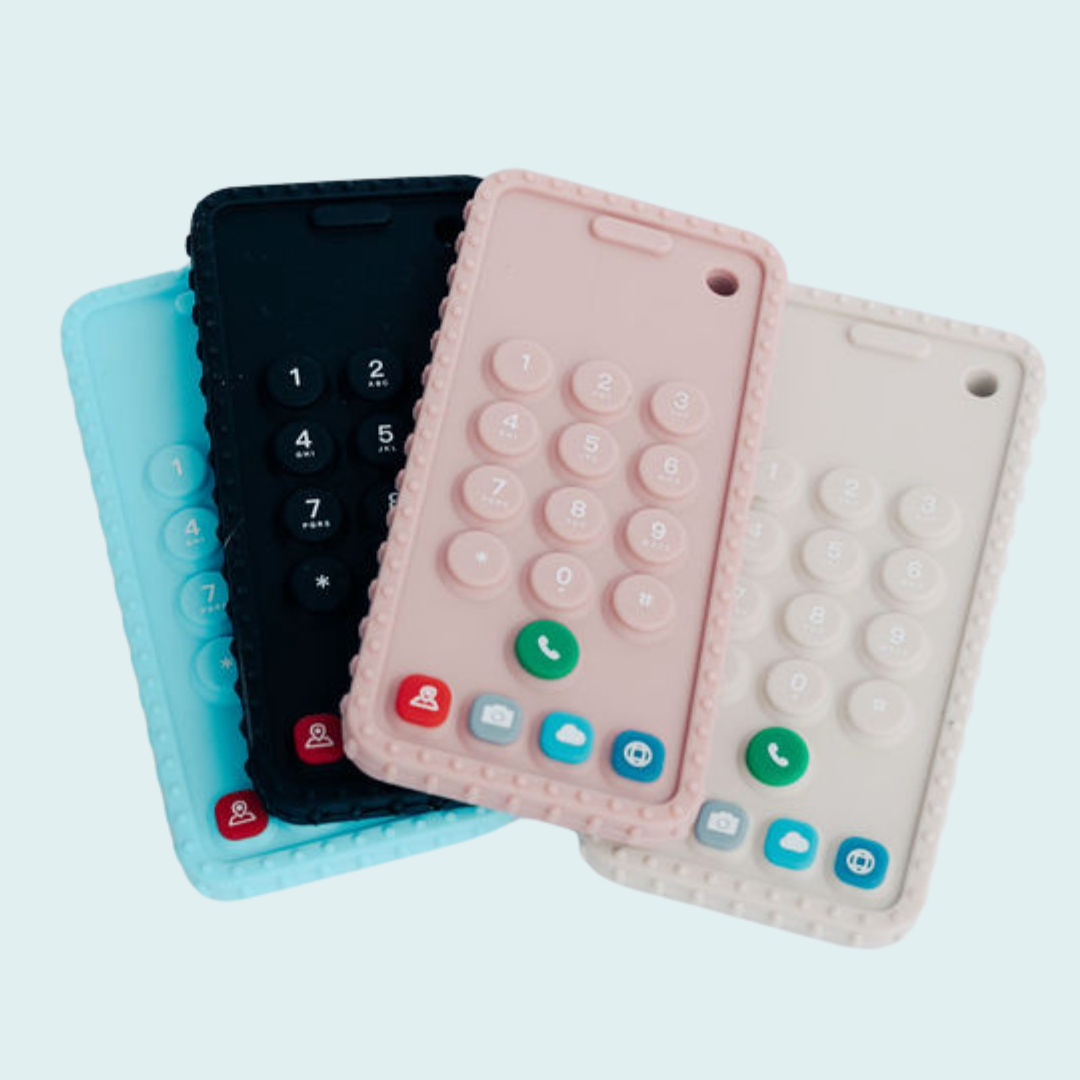 Tiny Talk Teether- Silicone Phone